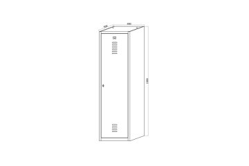BN-023 Soyunma Dolabı 1 Kişilik