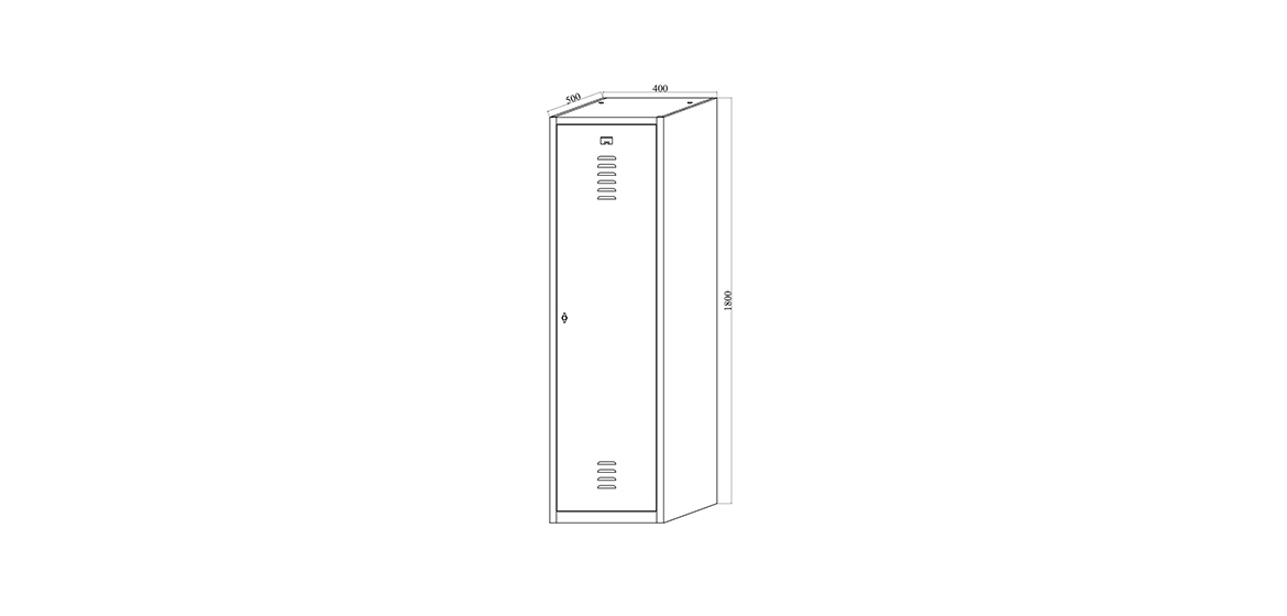 BN-023 Soyunma Dolabı 1 Kişilik